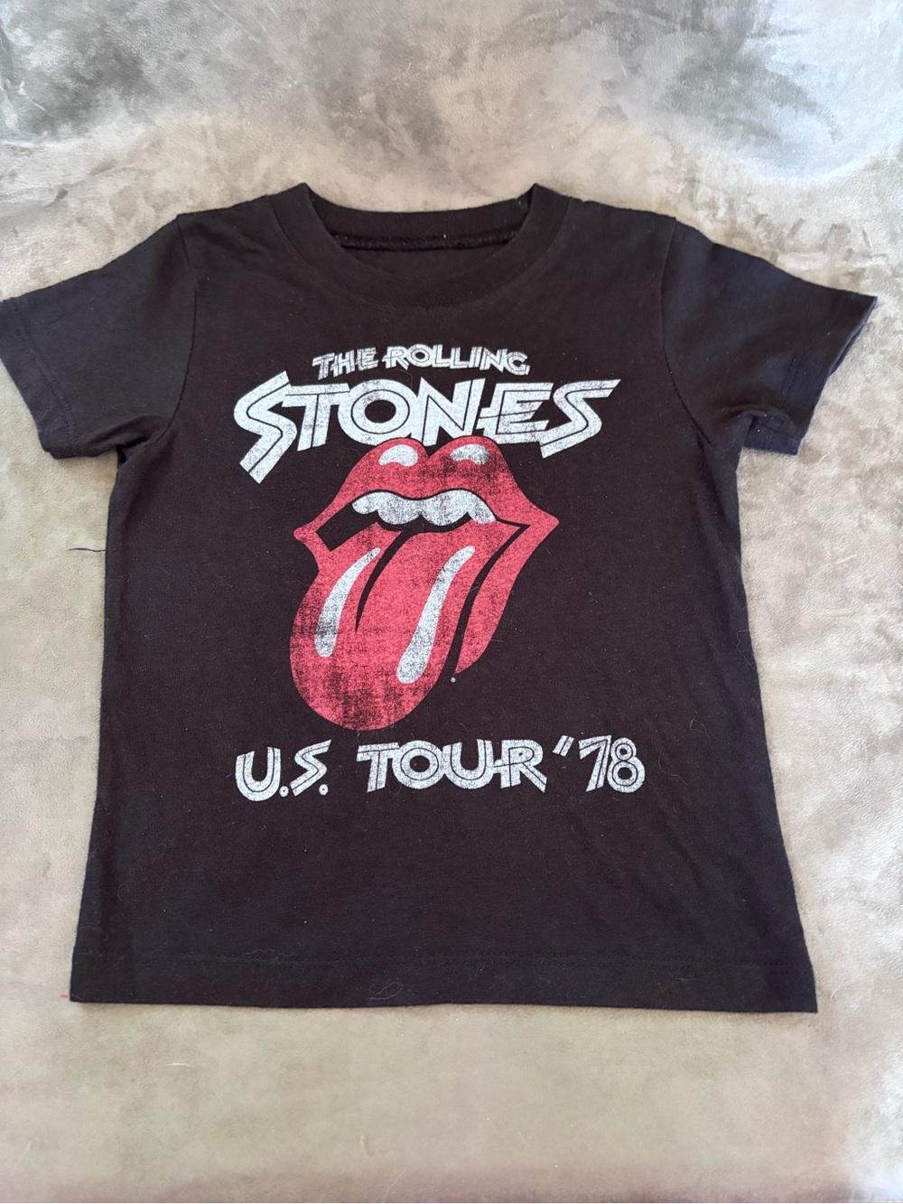 2T SZ Boys Rolling Stones US Tour ‘78 Band Concert “RS” licensed merch T-shirt